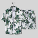 Variant image for Jorden | Summer Set for Men - Tropical Shirt and Shorts Ensemble-73