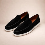Men's Casual Leather Loafers Regular Fit Slip-on