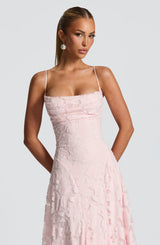 Elegant Women's Maxi Evening Dress with Spaghetti Straps