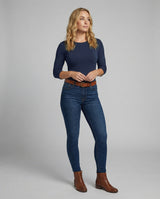Mariel - Casual Top With Three Quarter Sleeves
