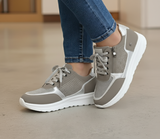 Evelis - Γυναικεία Sneakers με Κορδόνια και Πάτο Πλατφόρμα