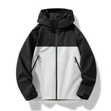 Orvian - Chaqueta de media temporada con capucha para hombre