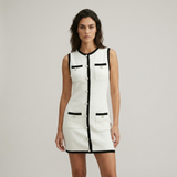 Elegant Sleeveless Mini Dress