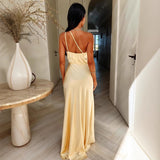 Jurk Elegant Effen Kleur | Hedendaags - Polyester - Miss Madera