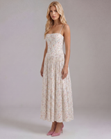 Cielle Floral Midi Dress - Floral Print