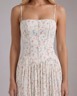 Cielle Floral Midi Dress - Floral Print