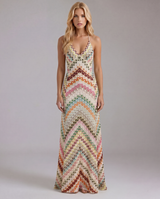 Phoebe Boho Crochet Maxi Dress - Multicolor