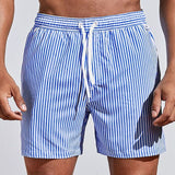 Azlano – Striped Swim Shorts Men
