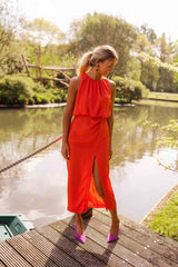 Women's Sleeveless Summer Dress | Midi