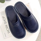 Variant image for Xavier | Mens Leather Slippers – Ergonomic Comfort-23