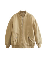Calantha - Womens Oversized Bomber Jacket