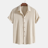 Georgie – Men’s Casual Two Piece Shirt And Shorts Set