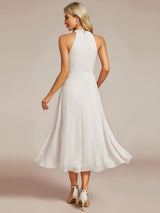 Miss | Jurk Dames Midi A - lijn Elegant - Chiffon - Miss Madera