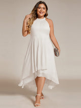 Miss | Jurk Dames Midi A - lijn Elegant - Chiffon - Miss Madera