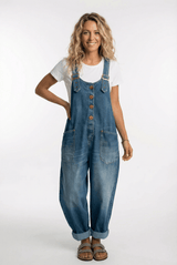 Miss | Tuinbroek Dames Relaxed - Denim - Miss Madera