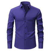 Premium Men's Wrinkle-Free Stretch Formal Shirt