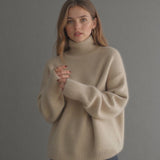 Liora – Oversized-Kaschmir-Rollkragenpullover für Damen