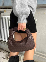 Mini Woven Handbag for Women | Compact