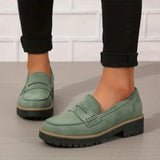 Rose – Damen lässige Loafers mit klobiger Sohle