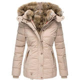 Damen Jacke mit Kragen - Strukturierte Besatzgestaltung