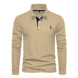 Evren - Mens Long Sleeve Polo Shirt