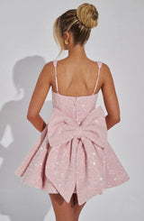 Image of Women's Bow A-Line Mini Dress