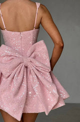 Image of Women's Bow A-Line Mini Dress