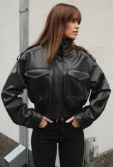 Laurenna – Women's Zip Up Biker Jacket