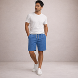 Pánské lněné šortky - Regular Fit prodyšné letní volnočasové