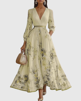 Meira - plisowana sukienka maxi