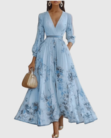 Meira - plisowana sukienka maxi