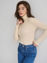 Alvera - Maglione classico da donna a collo alto