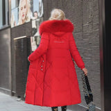 Iselotte – Women’s Long Puffer Down Coat with Collar