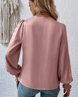 Isadora – Womens Long Sleeve Wrap Blouse