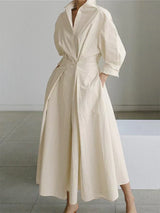Lynn – Elegant Maxi Blouse Dress