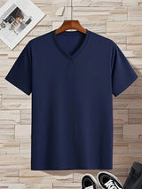 V-Neck Slim Fit Men's T-Shirt