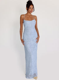 Women's Floral Maxi Dress with Thin Straps