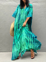 Velora  - Printed Kaftan Maxi Dress