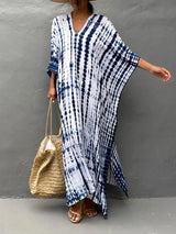 Velora  - Printed Kaftan Maxi Dress