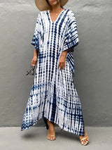 Velora  - Printed Kaftan Maxi Dress