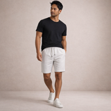 Pánské lněné šortky - Regular Fit prodyšné letní volnočasové