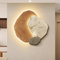 Orologio da parete supplementare LunaWood - Eleganza naturale con una dolce luce LED