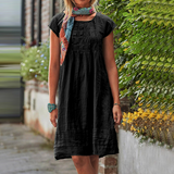 Women's Loose Short-Sleeve Summer Dress