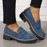 Rose – Damen lässige Loafers mit klobiger Sohle