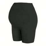 Shorts di supporto per la maternità – Shorts premaman morbidi e elasticizzati a vita alta sopra la pancia