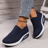 Women's Comfortable Orthopedic Slip-On Breathable Mesh Sneakers - Lightweight Support for Daily Walking