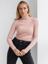 Alvera - Maglione classico da donna a collo alto