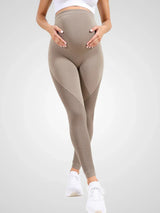 Leggings premaman – Leggings premaman a vita alta con supporto per la pancia