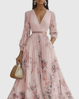 Meira - plisowana sukienka maxi