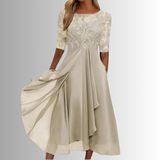 Lhaica  - Sukienka z koronką w stylu eleganckim
